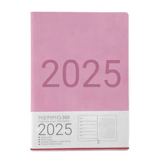 Memmo 365 LUXE 2025 Week-To-View Diary - Pink