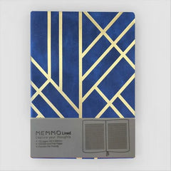 MEMMO Lined Art Deco Notebook A5, Gatsby