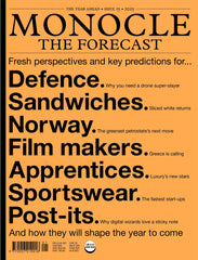 Monocle the Forecast magazine 2025 issue