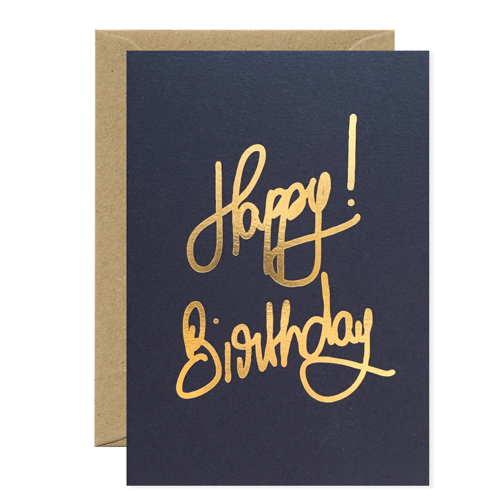 All The Ways To say - Card - Happy Birthday Gold Foil – mag nation